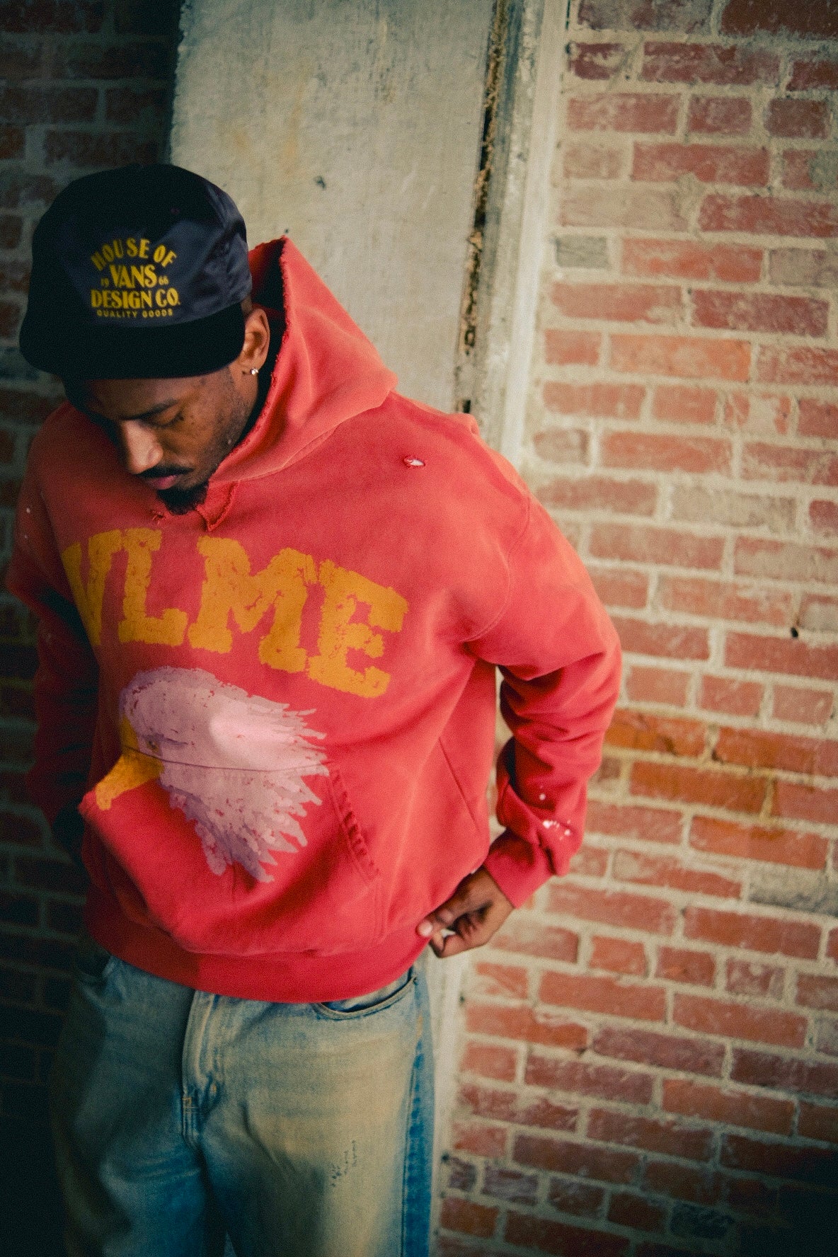 MASCOT HOODIE BRICK RED