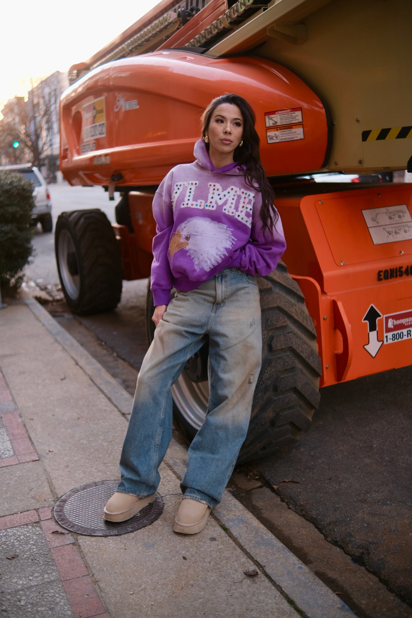 MASCOT HOODIE - FUCHSIA
