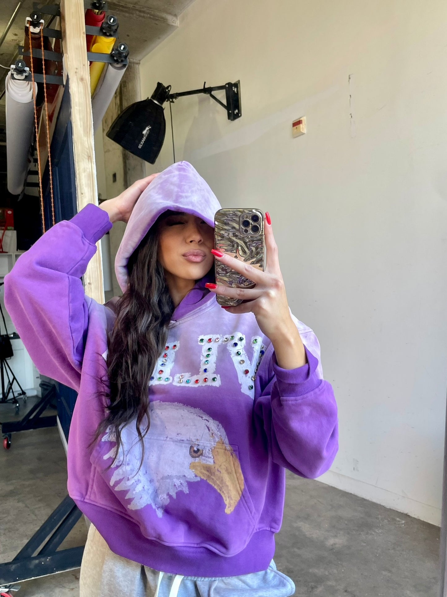 MASCOT HOODIE - FUCHSIA