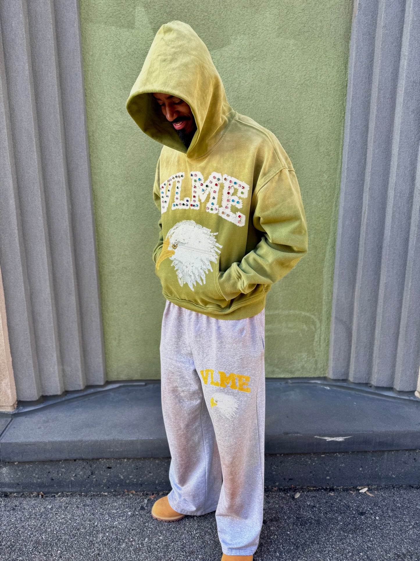 MASCOT LOGO HOODIE - MOSS GREEN