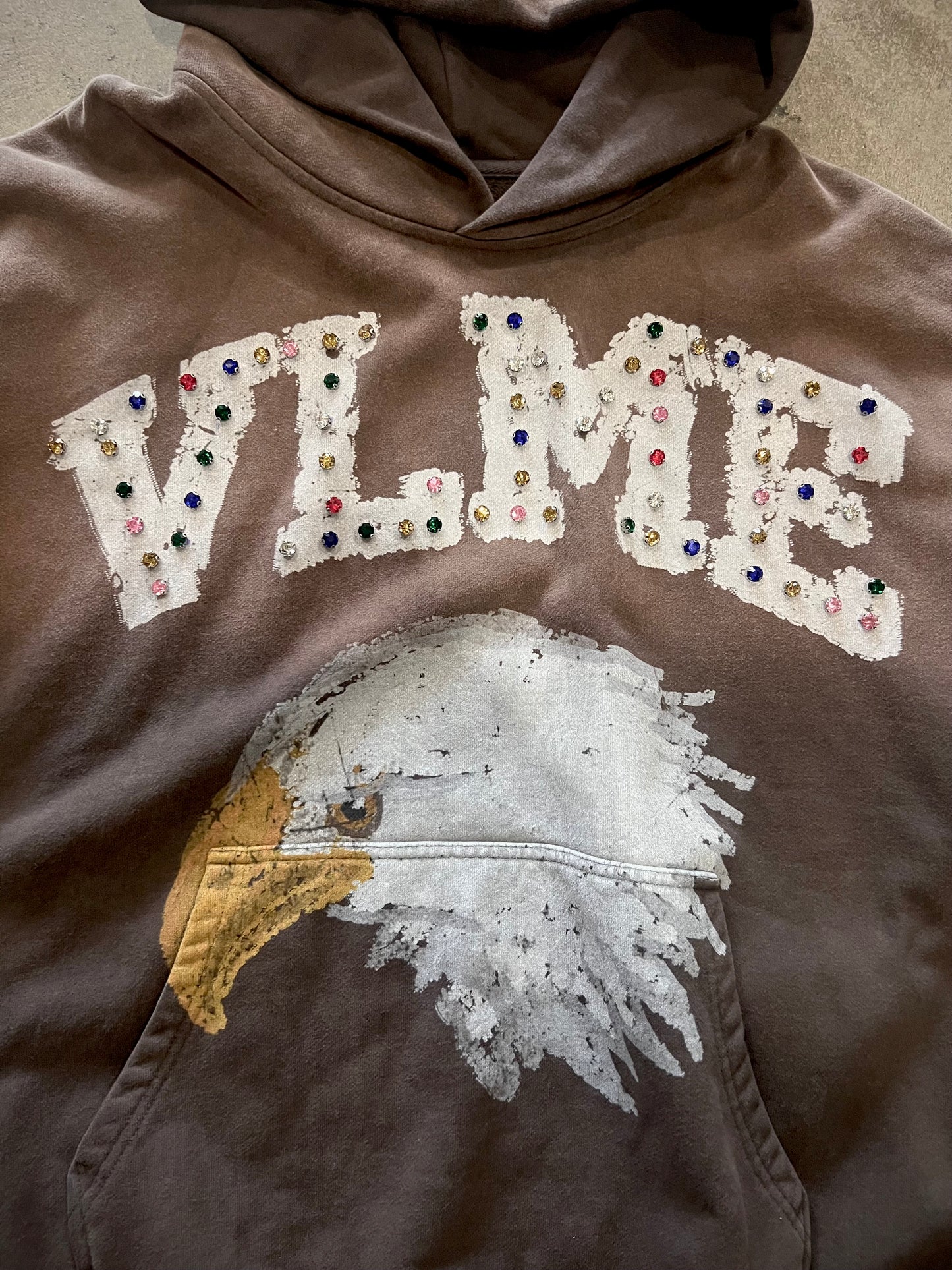 MASCOT HOODIE - DARK MOCHA