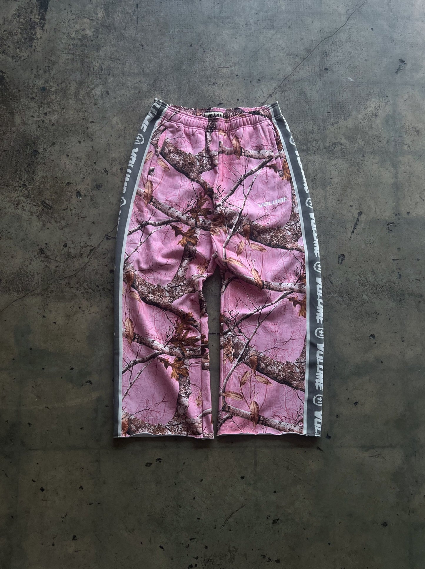 VINTAGE WASHED SWEATPANTS - PINK CAMO