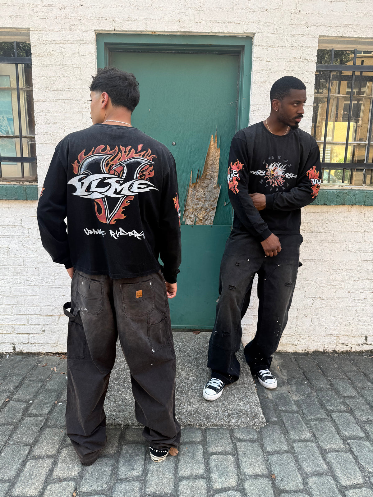 VOLUME RYDERS LS TEE BLACK