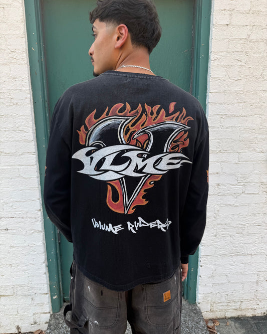 VOLUME RYDERS LS TEE BLACK