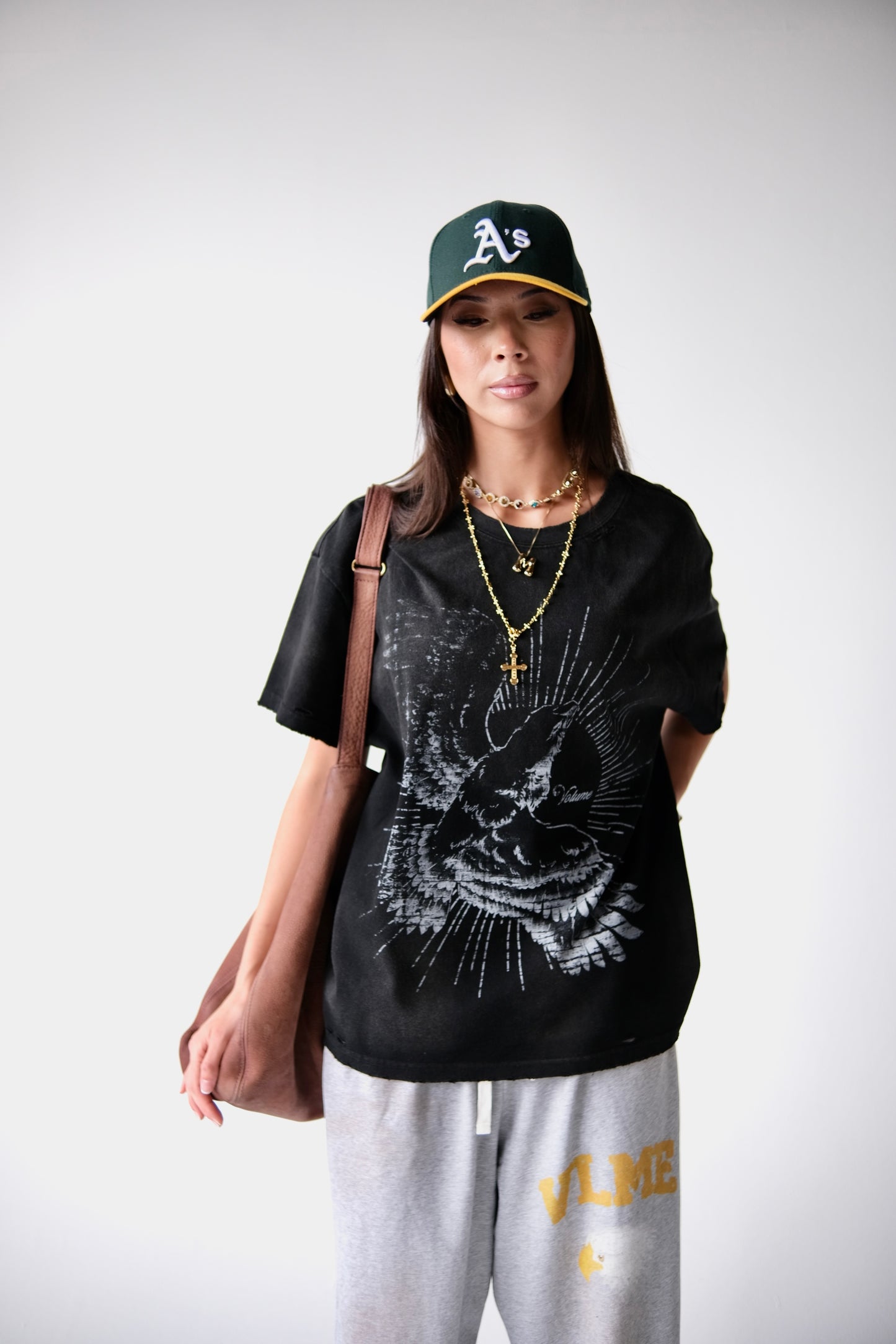 EAGLE RAY TEE - WASHED BLACK