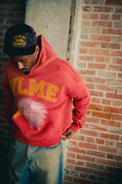 MASCOT HOODIE BRICK RED