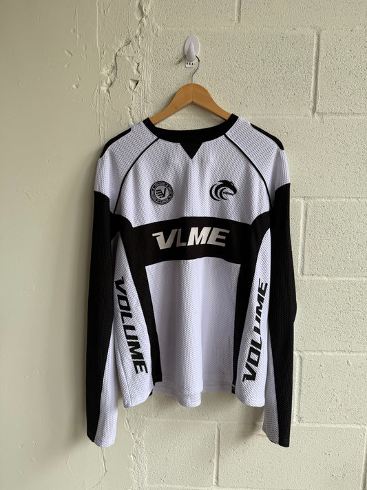 VLME MOTO LS JERSEY - BLACK/WHITE