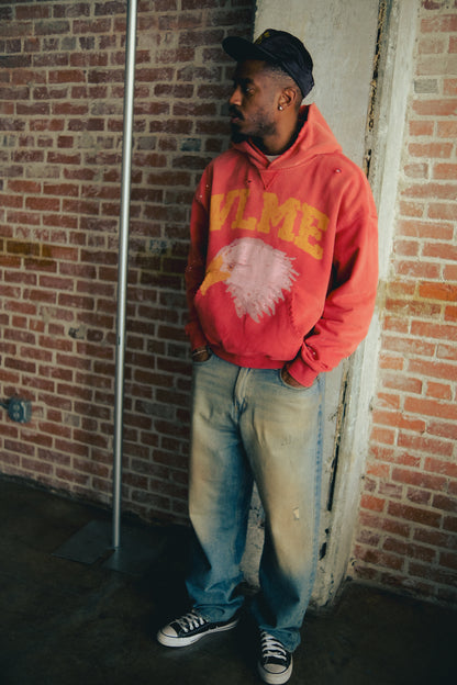 MASCOT HOODIE BRICK RED