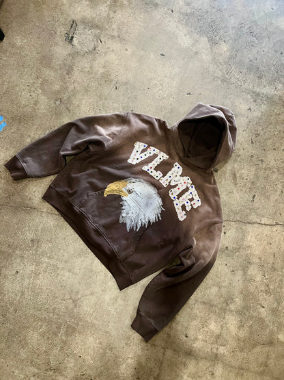 MASCOT HOODIE DARK MOCHA
