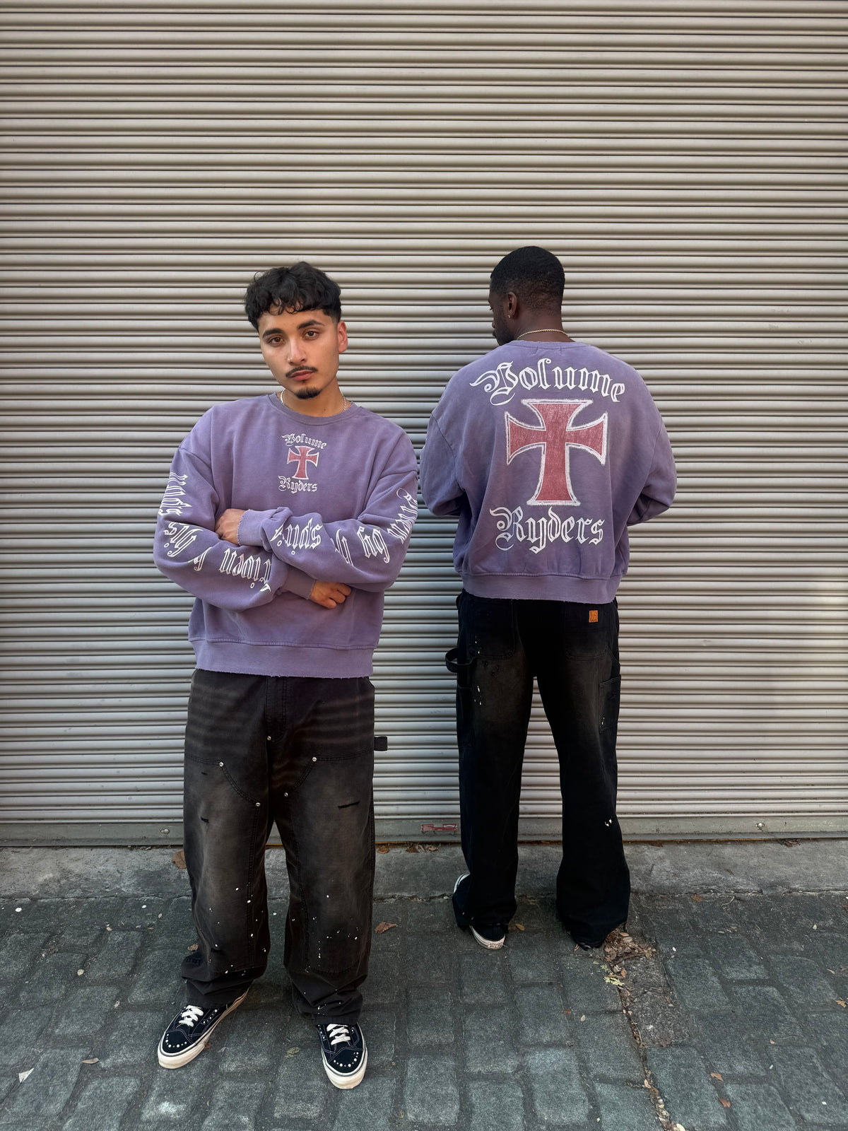 VOLUME RYDERS CREWNECK PLUM