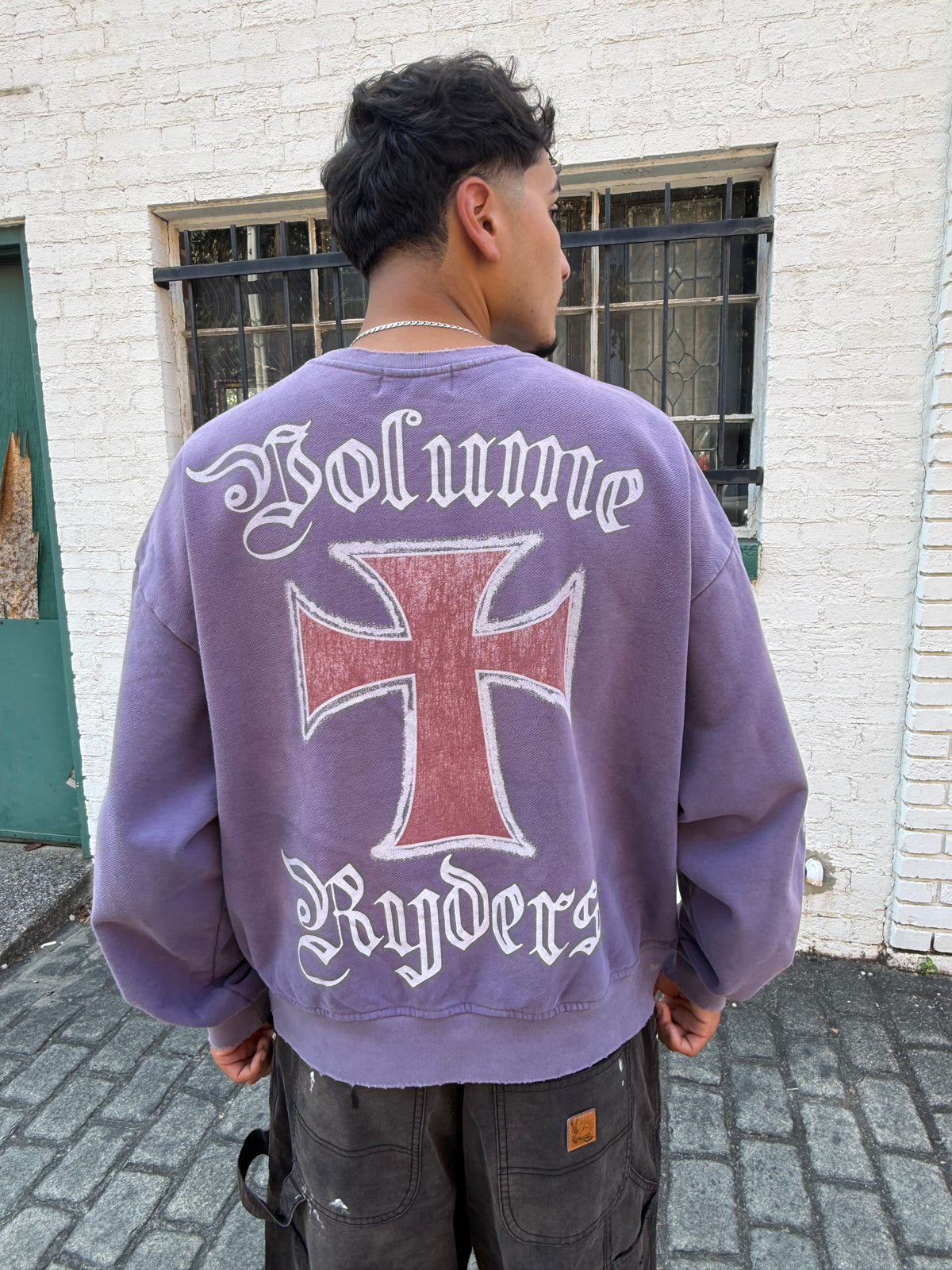VOLUME RYDERS CREWNECK PLUM