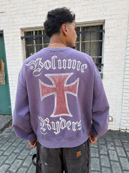 VOLUME RYDERS CREWNECK PLUM