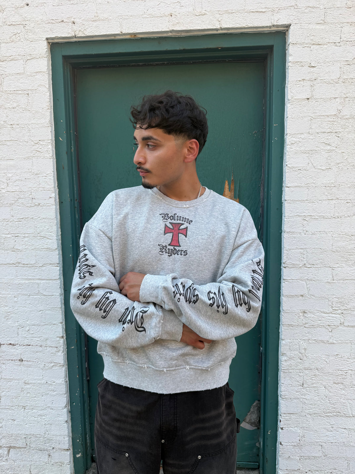 VOLUME RYDERS CREWNECK GREY