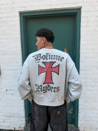 VOLUME RYDERS CREWNECK GREY