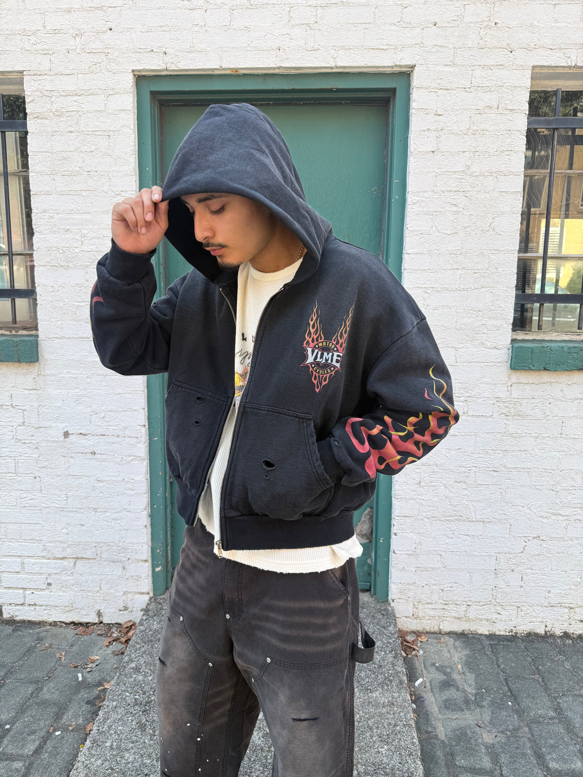 VOLUME RYDERS FLAME HOODIE