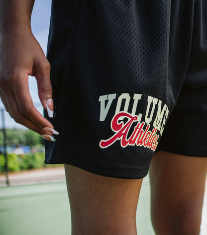 VARSITY MESH SHORTS BLACK