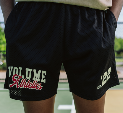 VARSITY MESH SHORTS BLACK