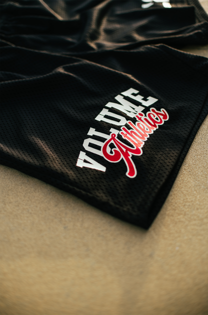 VARSITY MESH SHORTS BLACK