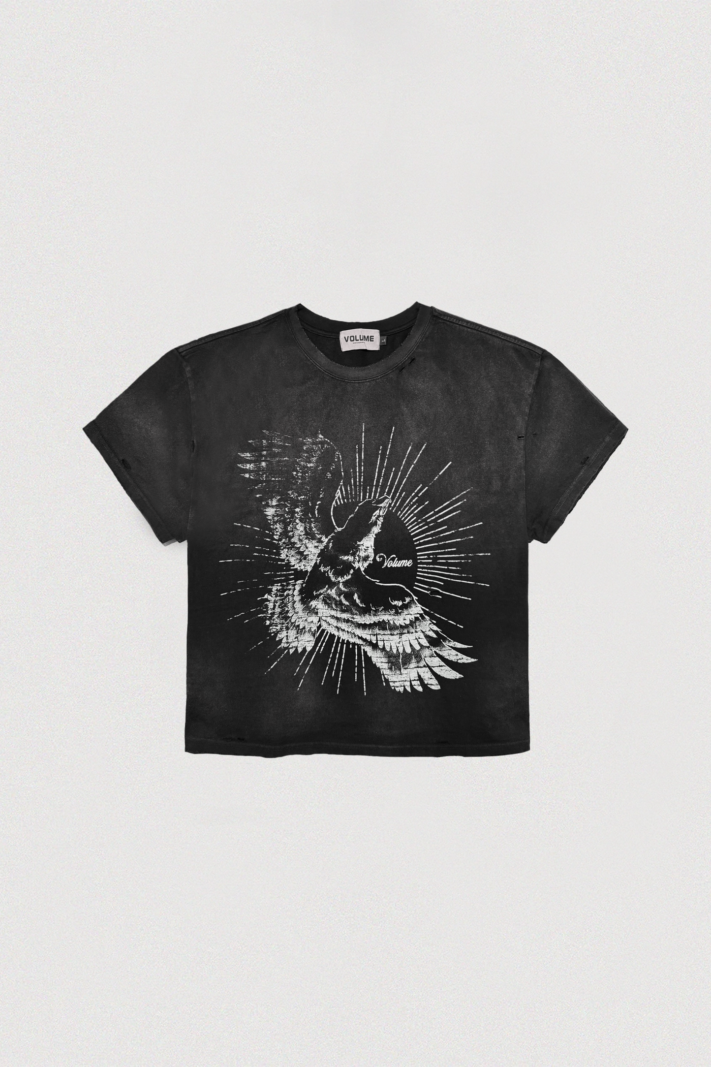 EAGLE RAY TEE - WASHED BLACK
