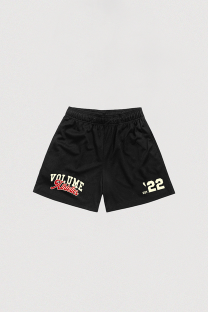 VARSITY MESH SHORTS BLACK