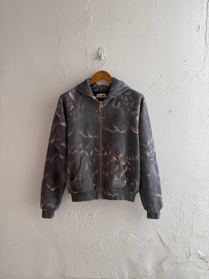FEATHER ZIP UP HOODIE