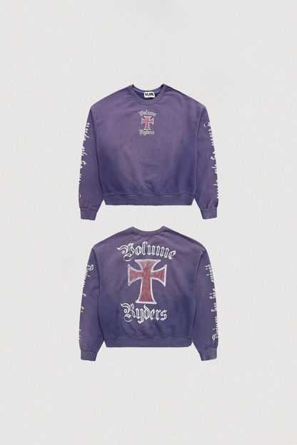 VOLUME RYDERS CREWNECK PLUM
