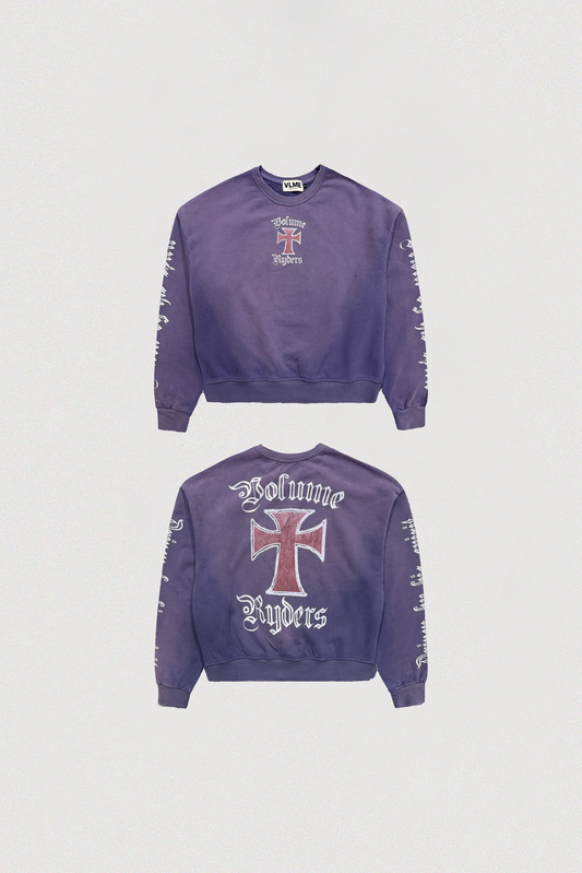 VOLUME RYDERS CREWNECK PLUM